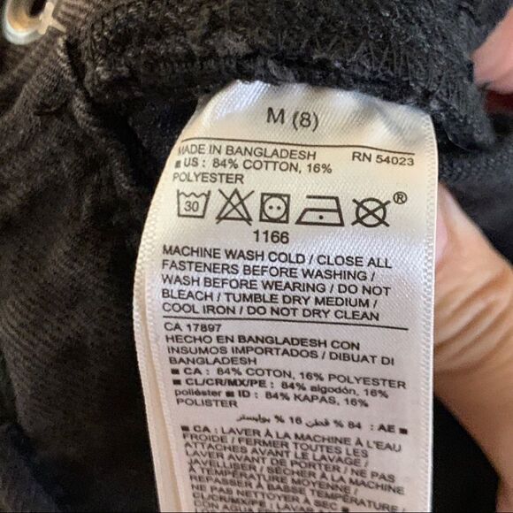 Old Navy girls black wash distressed overalls‎ - Picture 11 of 11